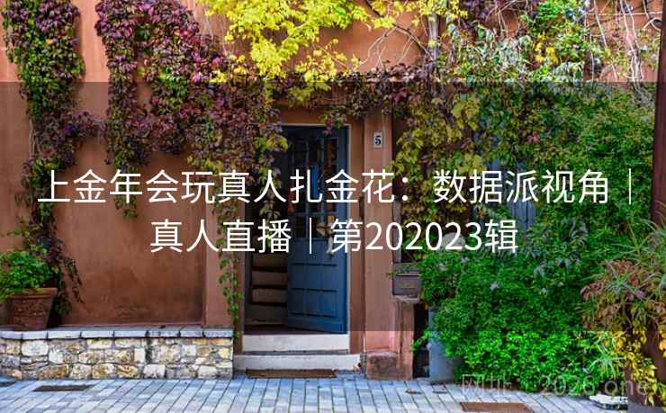 上金年会玩真人扎金花：数据派视角｜真人直播｜第202023辑  第2张